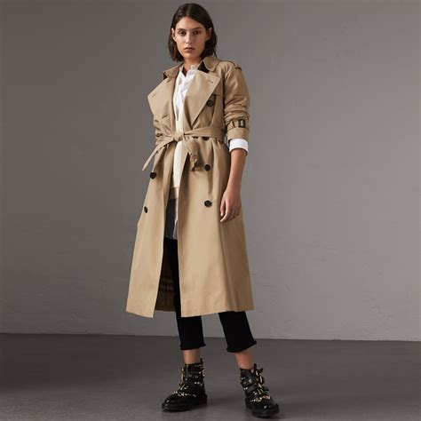 burberry long womens coat|Burberry long trench coat women.